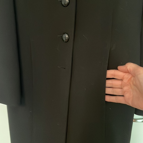 Slim black coat - Picture 3 of 10